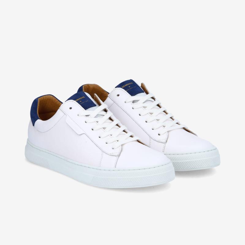 SPARK CLAY M - NAPPA/SUEDE -  BLANC/BLEU